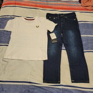 *NEW* Little Kid's Sz. 5-6 True Religion Kids' T-Shirt & Jeans Set